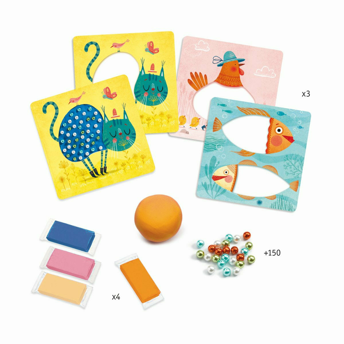 Djeco | Kollagen für die Kleinen: Perlenmosaike