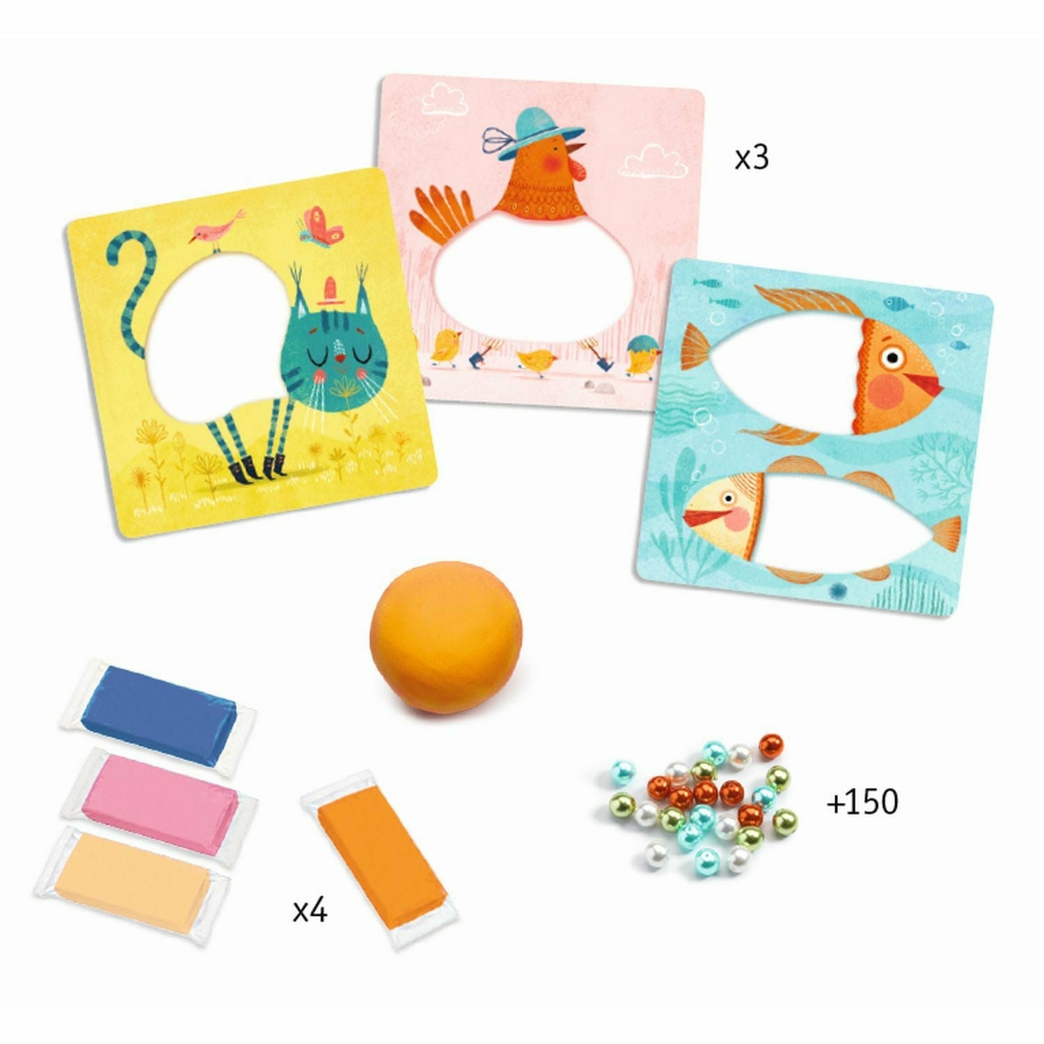 Djeco | Kollagen für die Kleinen: Perlenmosaike