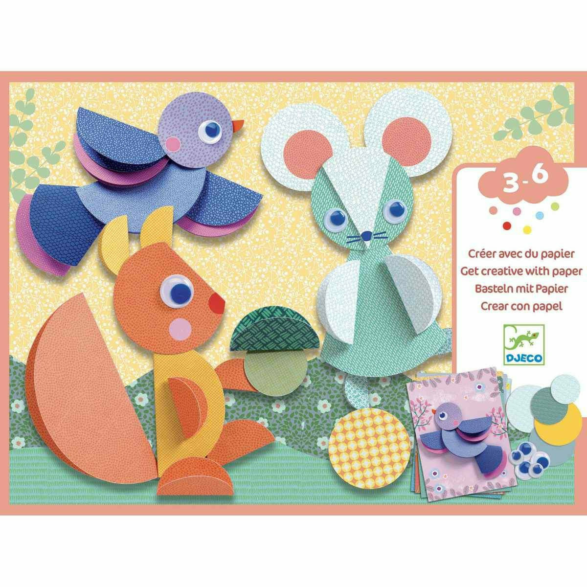 Djeco | Stickerbilder: Rundherum