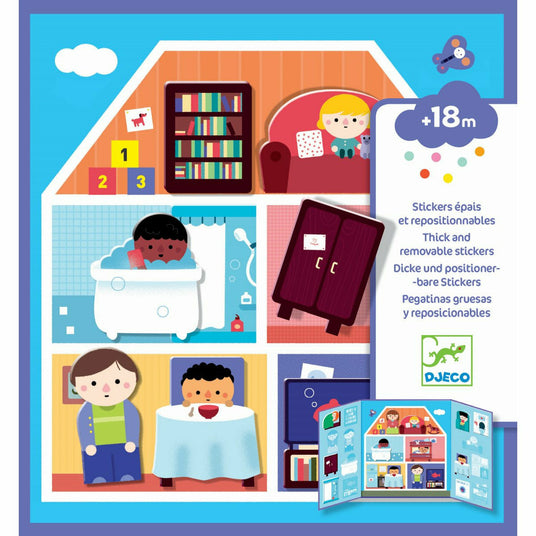 Djeco | Sticker: Häuser