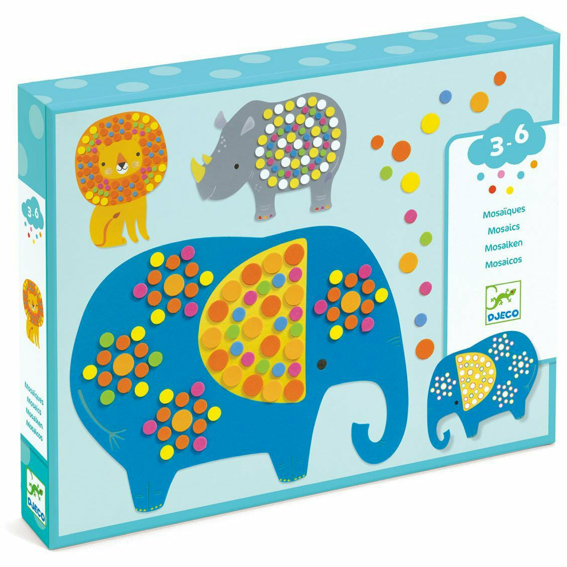 Djeco | Mosaiken für Kleine: Dschungeltiere