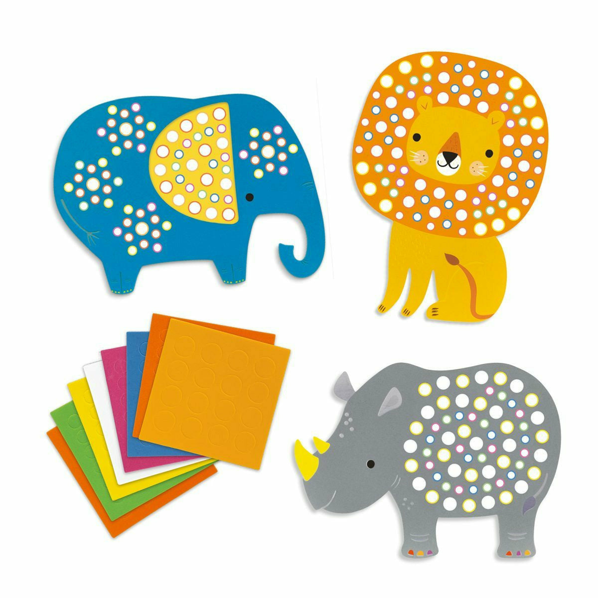 Djeco | Mosaiken für Kleine: Dschungeltiere