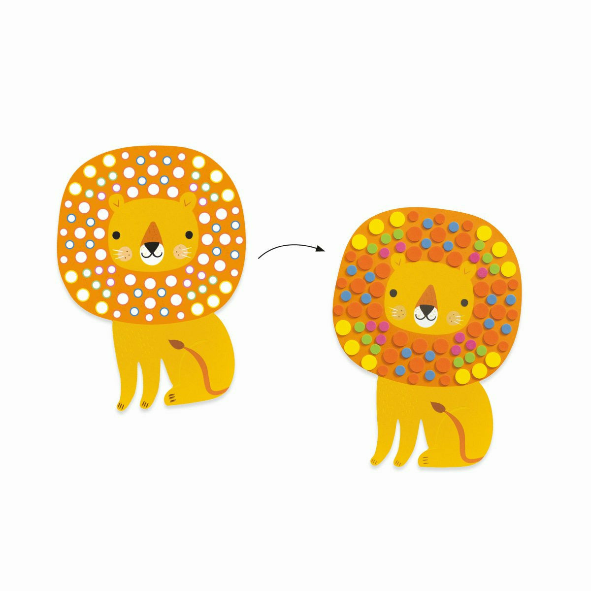 Djeco | Mosaiken für Kleine: Dschungeltiere