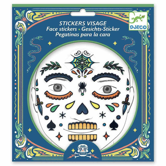 Djeco | Gesichtssticker: Skull