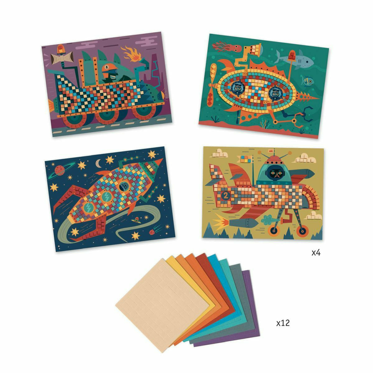 Djeco | Mosaik: Top-Fahrer