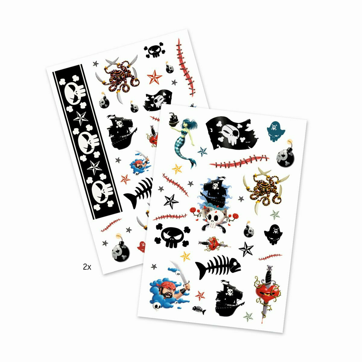 Djeco | Tattoos: Pirates