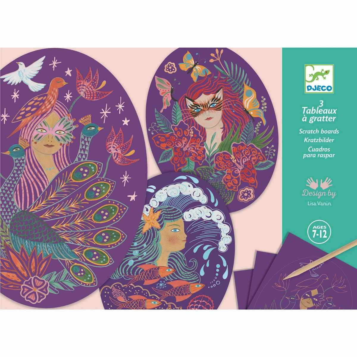 Djeco | Kratzbilder: Nymphen