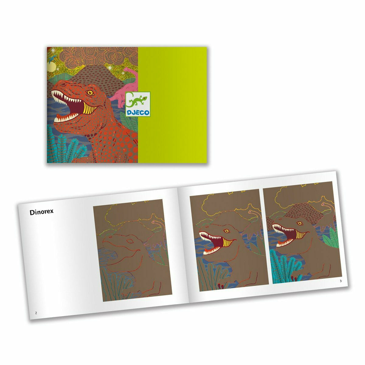 Djeco | Kratzbilder: Dinosaurier