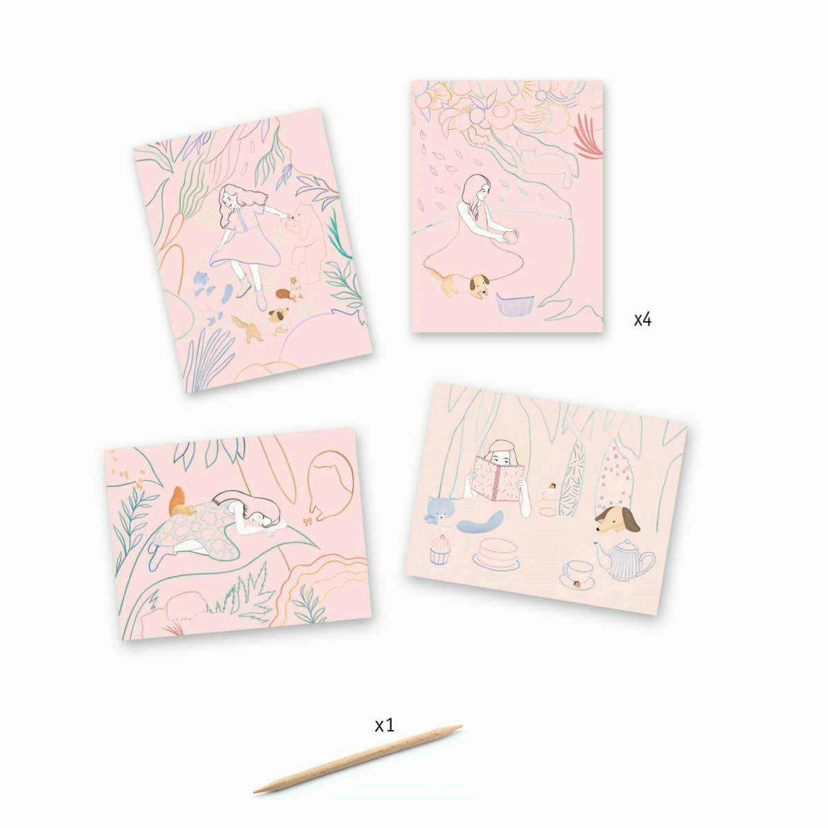 Djeco | Kratzbilder: Das Picknick