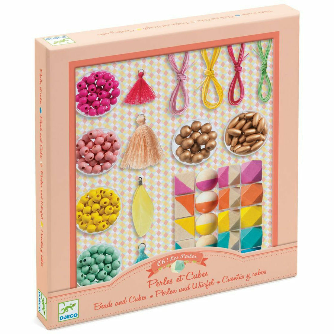Djeco | Schmuck basteln: Perlen und Würfel