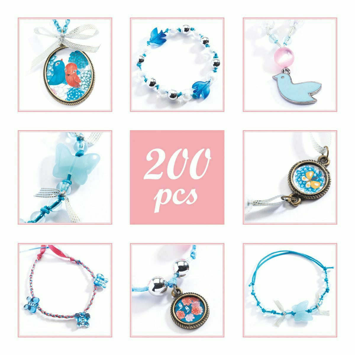 Djeco | Schmuck basteln: Perlen und Vögel *