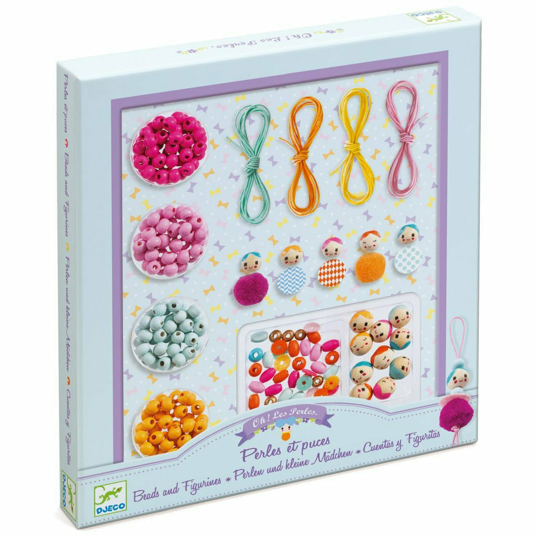 Djeco | Schmuck basteln: Perlen und kleine Mädchen