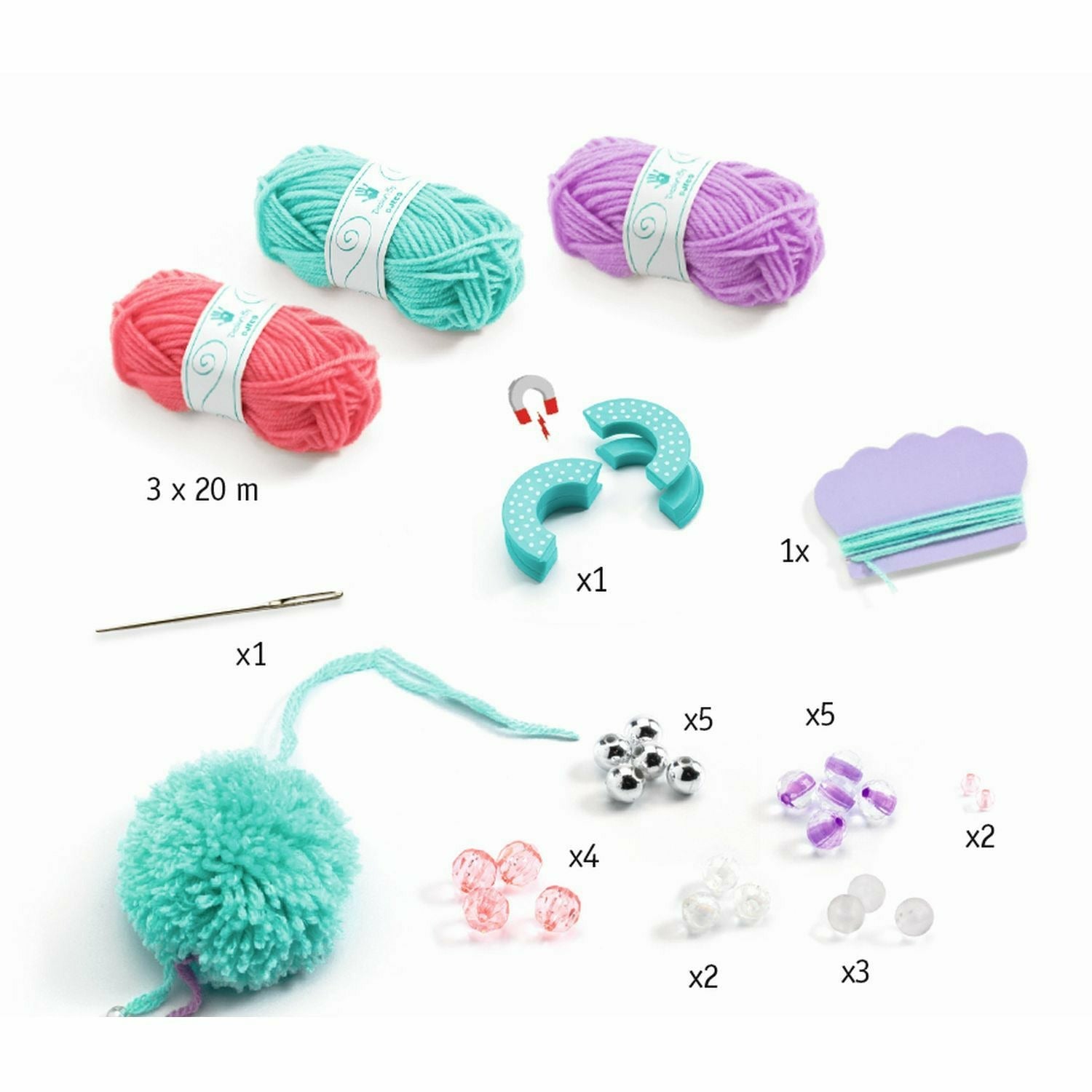 Djeco | Pompom Maker: Bommel - Anhänger