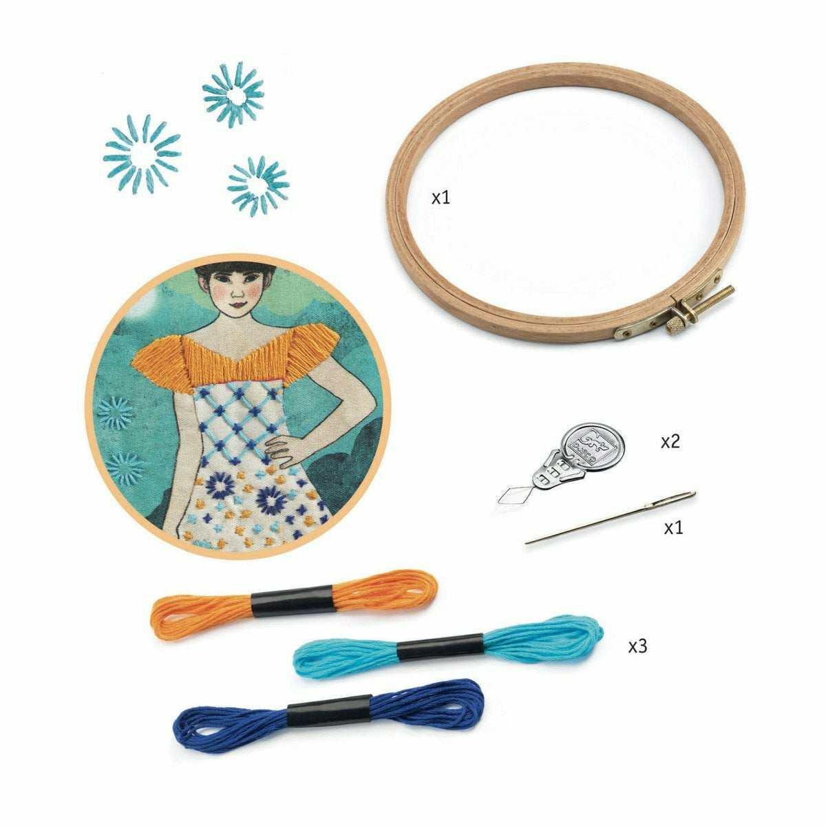 Djeco | Stickbilder: Fashion midnight *