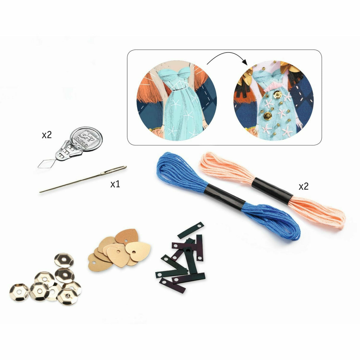 Djeco | Stickbilder: Fashion cocktail *