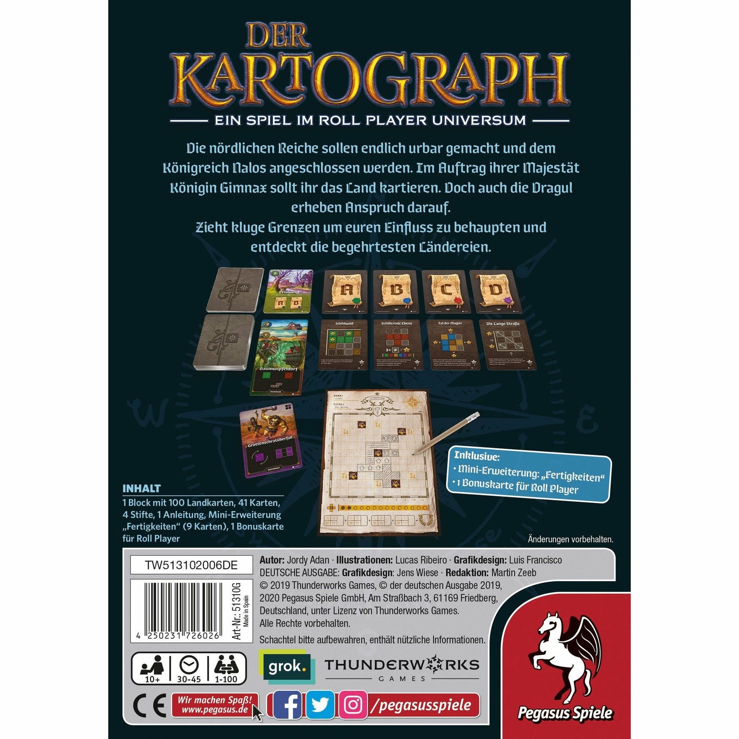 Pegasus Spiele | Der Kartograph
