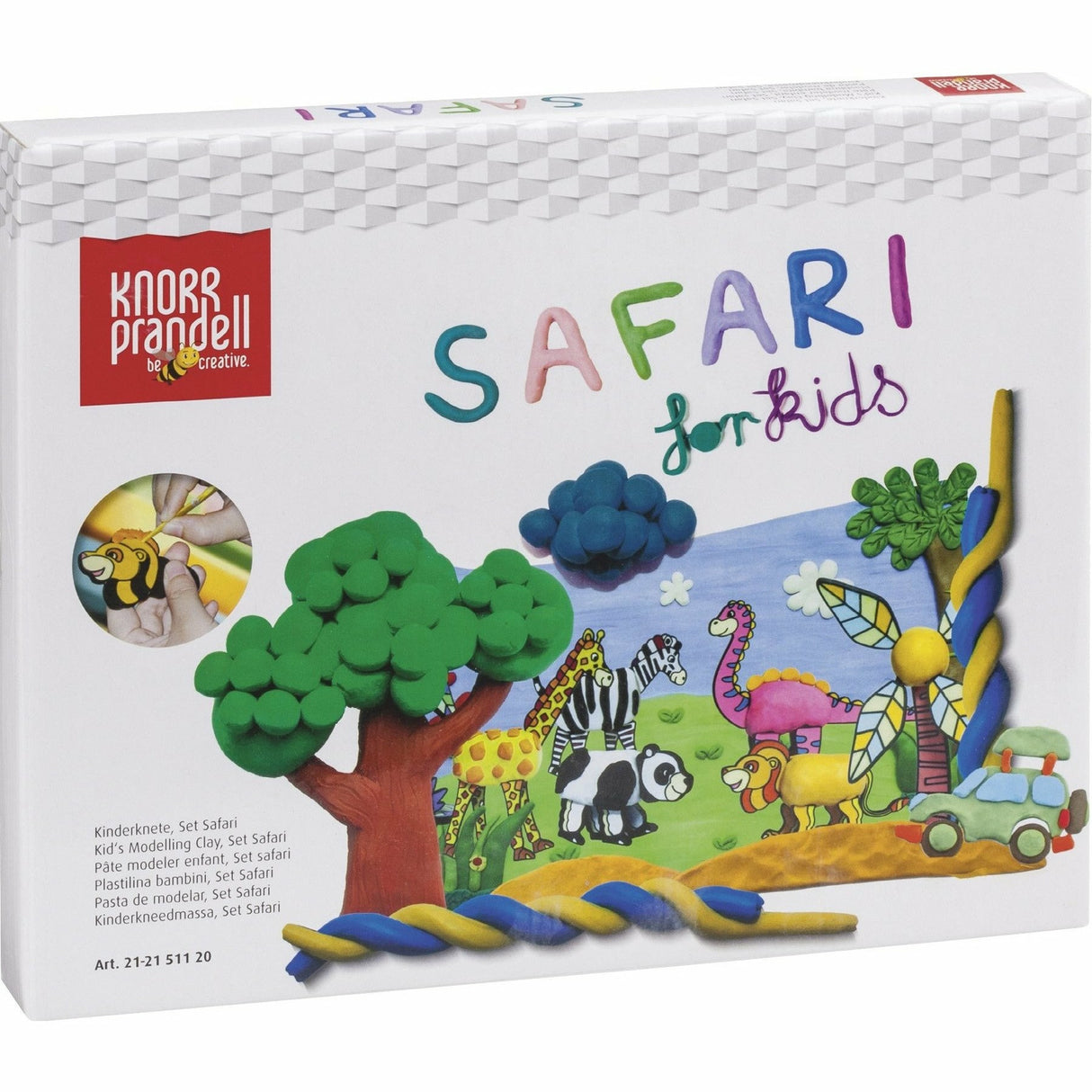KNORR prandell | Kinderknete-Set "Safari"