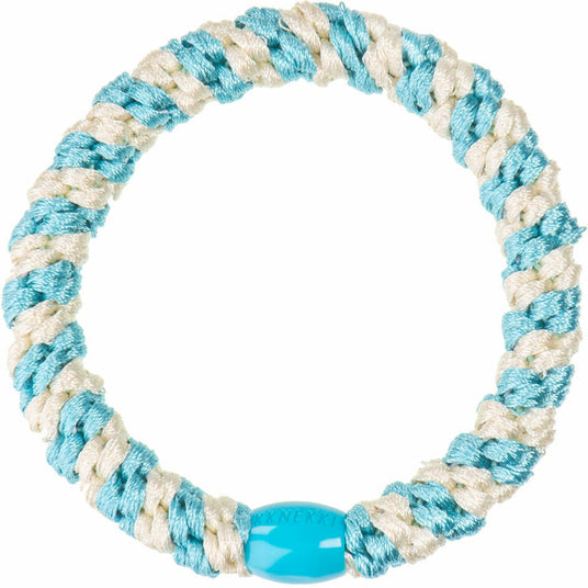 Kknekki | Haargummi - Ocean Ivory glitter stripe | Ozean Elfenbein Glitzerstreifen