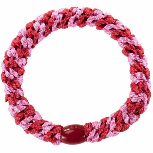 Kknekki | Haargummi - Red-Bubblegum stripe - gestreift - Rot-Kaugummi