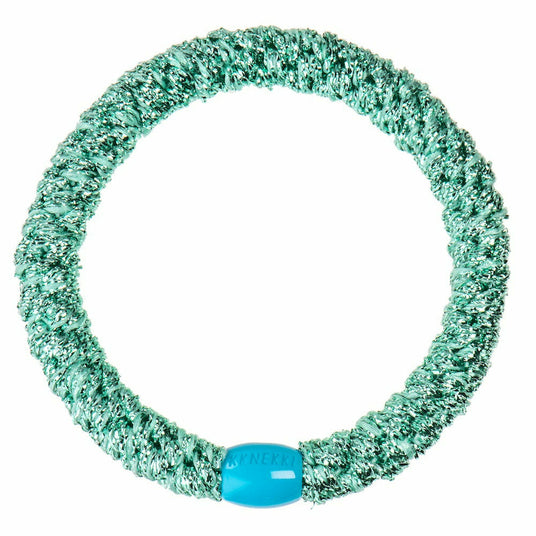 Kknekki | Haargummi - Turkish Glitter - Türkis Glitzer