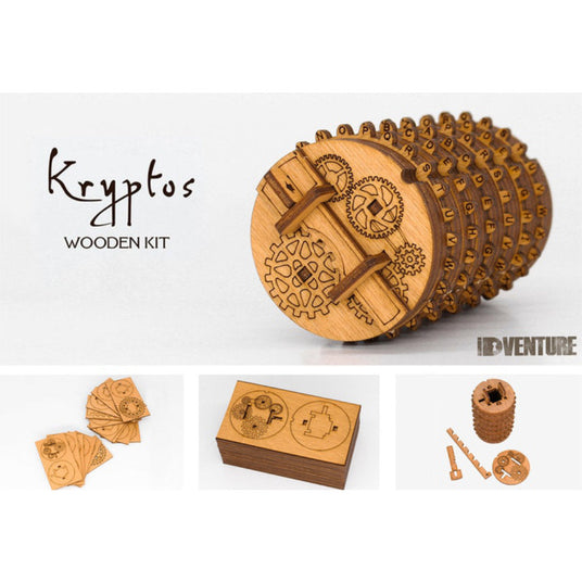 Cluebox | Cryptex Bausatz aus Holz | Kryptos