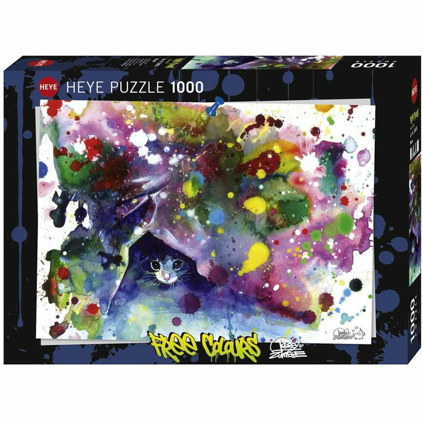 Meow, Free Colours - Puzzle - 1000 Teile