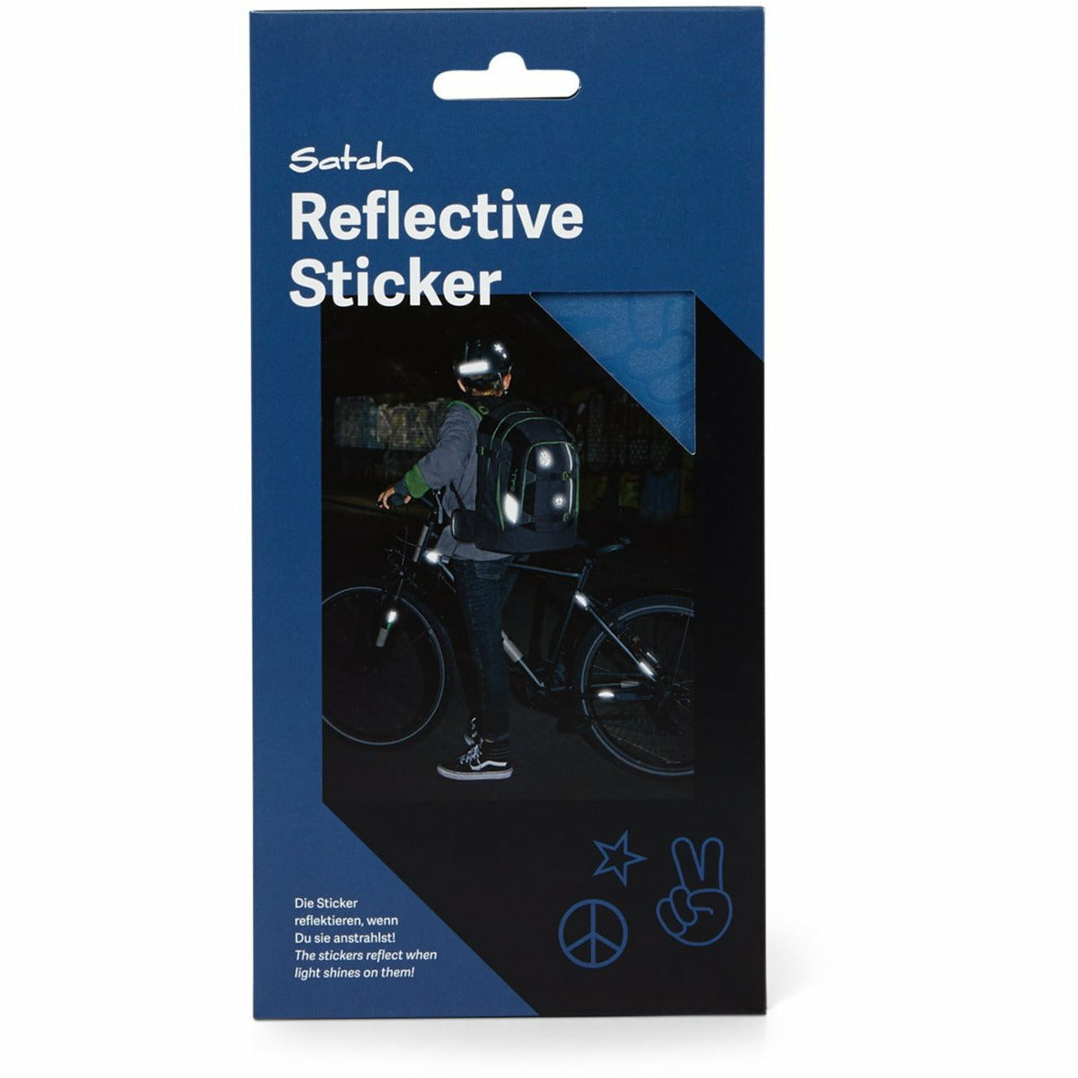 satch | Reflektierende Sticker | Blue