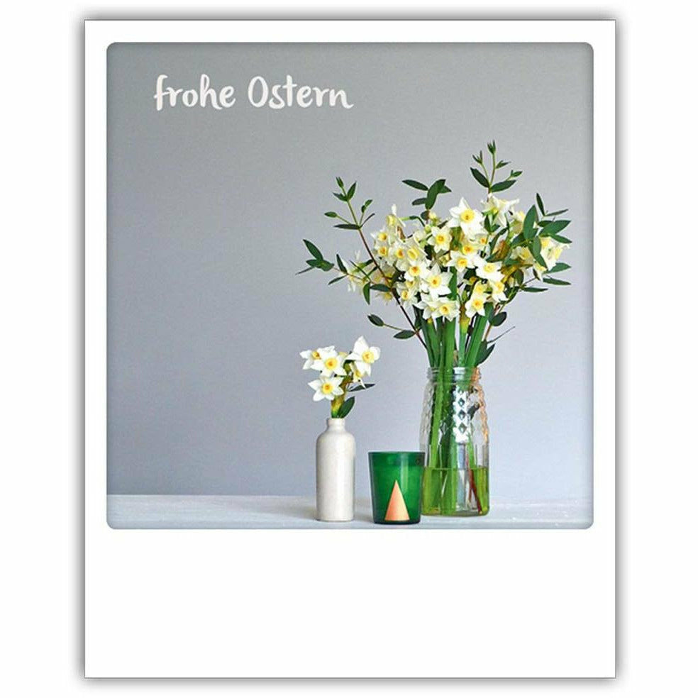 Postkarte | ostern mit narzissen