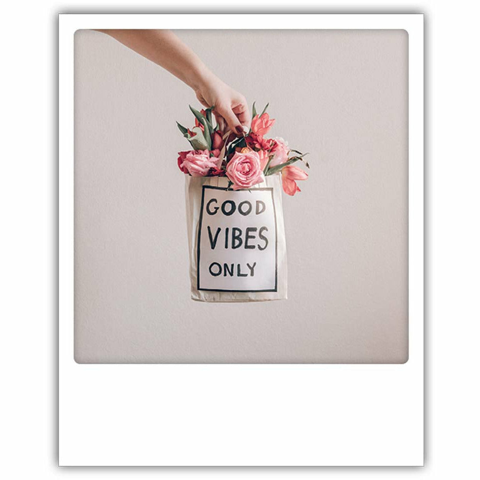 Postkarte | good vibes only