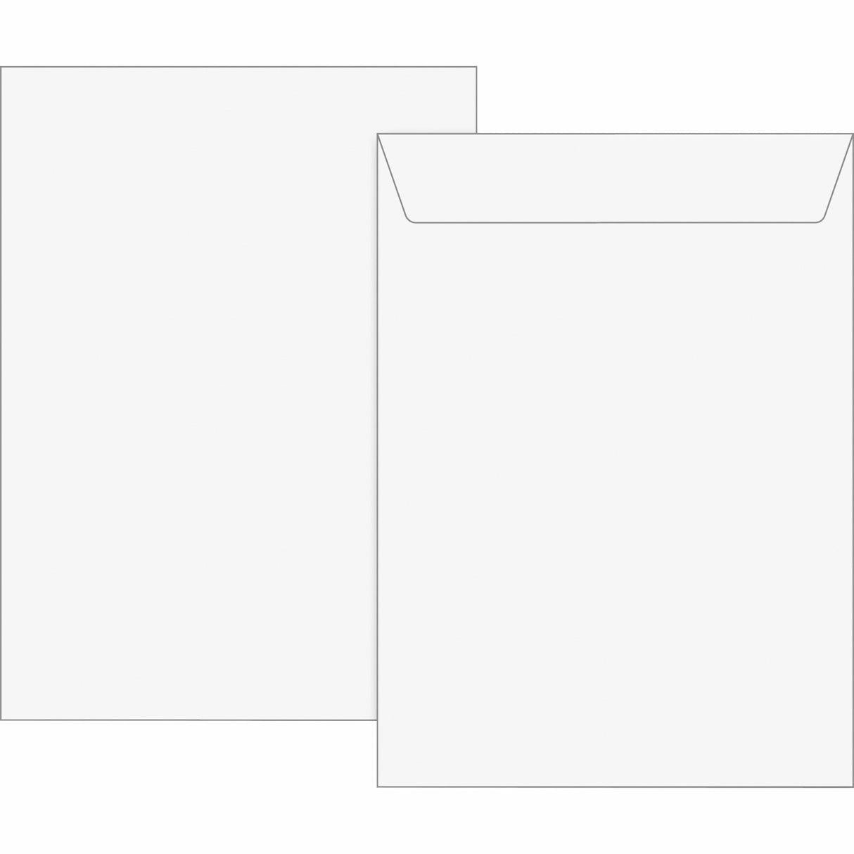 Versandtasche B4 weiß 5 Stück