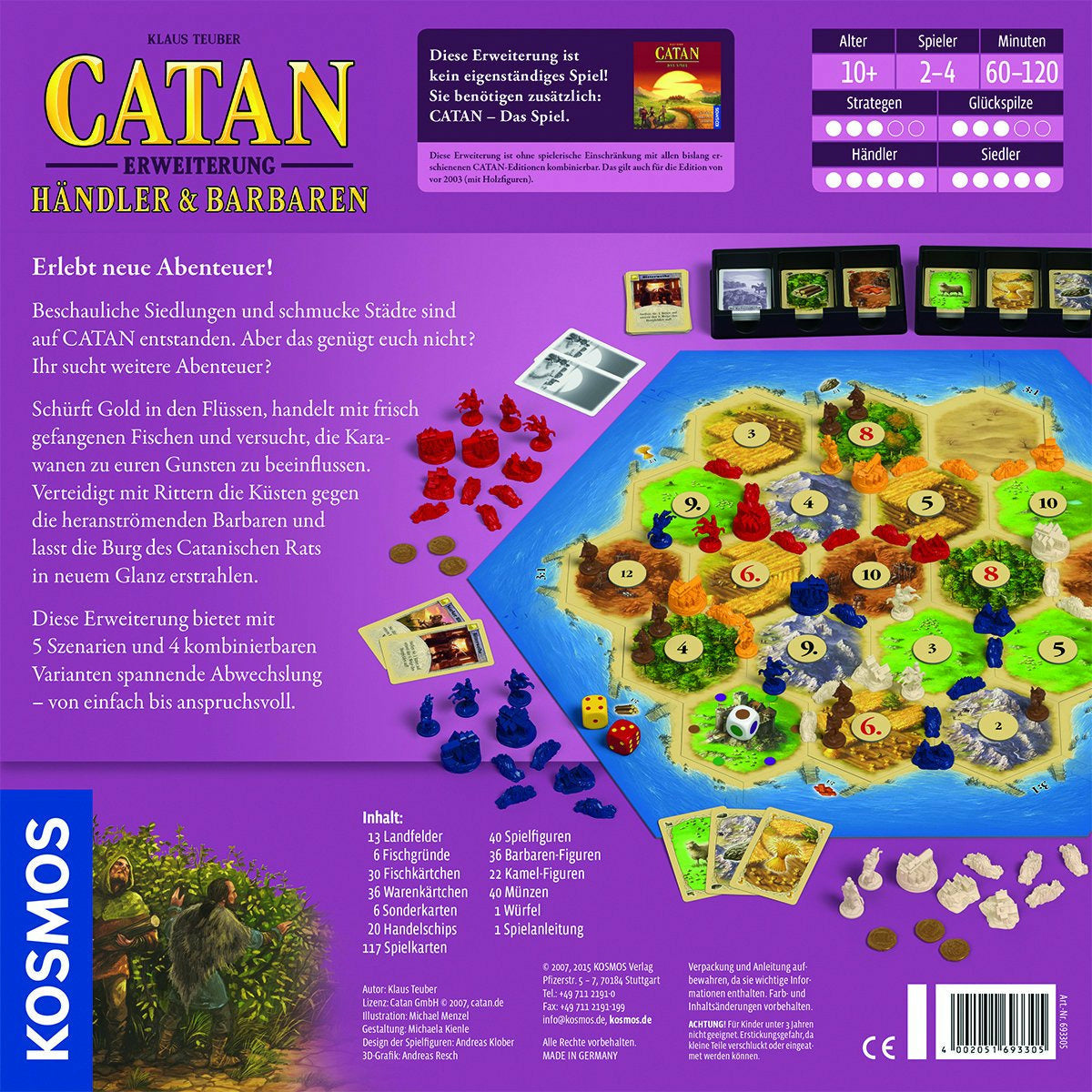 KOSMOS | Catan - Händler & Barbaren 2-4 Spieler