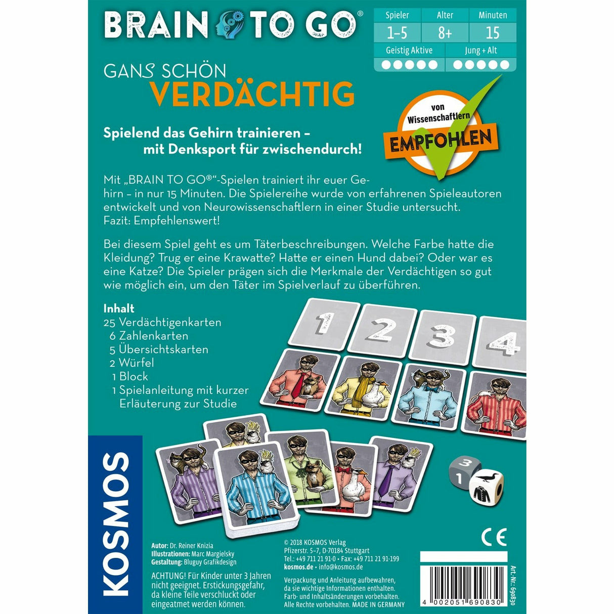 Brain to go - Gans schön verdächtig
