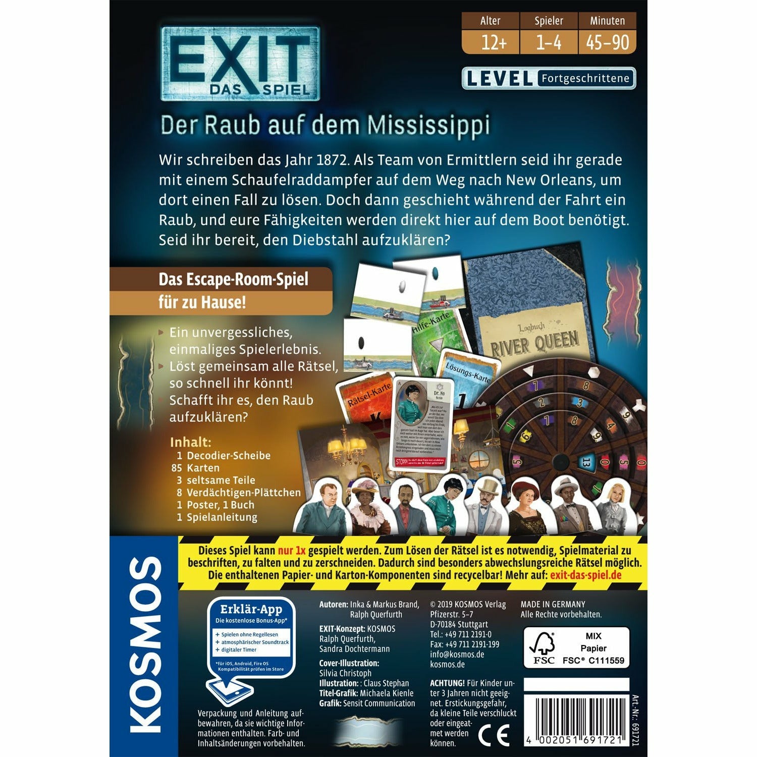 KOSMOS | EXIT® - Das Spiel: Der Raub auf dem Mississippi (F)