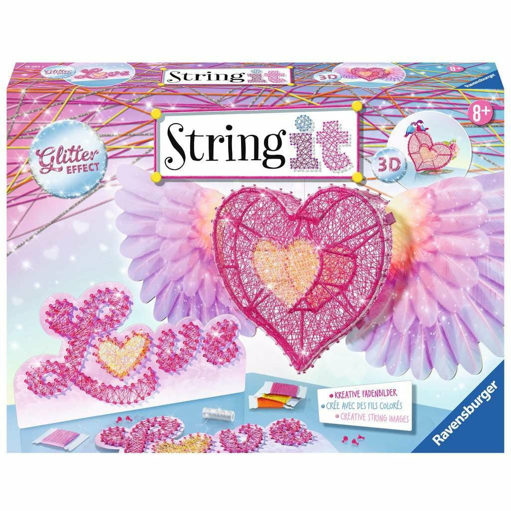String it Maxi: 3D-Heart D/F/I/E/NL/EN