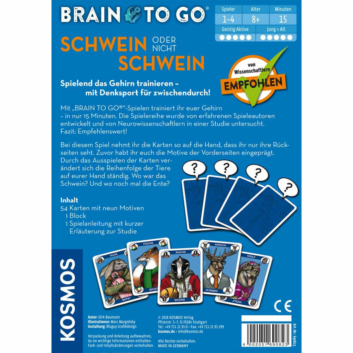 Brain to go - Schwein oder nicht Schwein