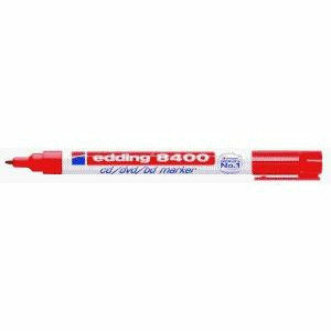 edding 8400 CD/DVD/BD marker, ca. 0,5 - 1 mm, rot