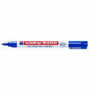 CD/DVD/BD Marker 8400, ca. 0,5 - 1 mm, blau