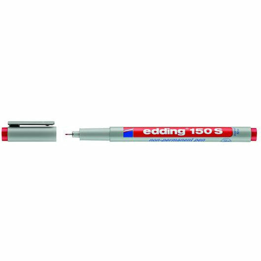 Non-permanent Pen edding 150 S, 0,3 mm, rot