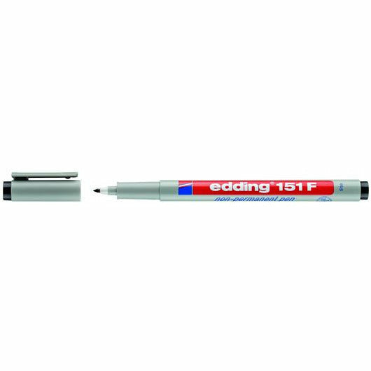 Non-permanent Pen edding 151 F, 0,6 mm, schwarz