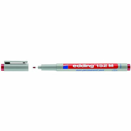 Non-permanent Pen edding 152 M, 1 mm, rot