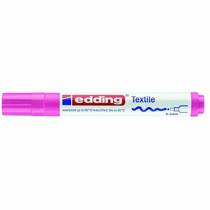 Textilmarker edding 4500 creative, Rundspitze, 2-3 mm, rosa