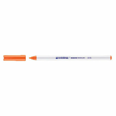 Textilpen edding 4600, Rundspitze, 1 mm, neonorange