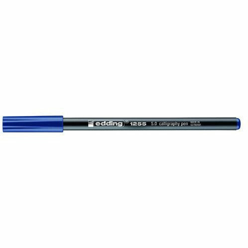 Kalligrafie-Stift edding 1255 calligraphy pen, 5,0 mm, stahlblau