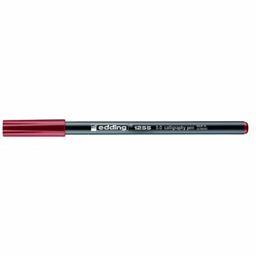 Kalligrafie-Stift edding 1255 calligraphy pen, 5,0 mm, karmesin