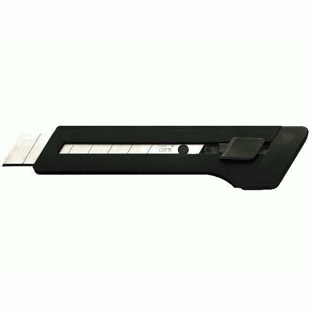 Cutter edding M 18, Handlicher, stabiler Cutter mit Clip, schwarz
