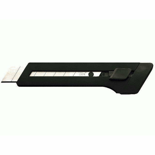 Cutter edding M 18, Handlicher, stabiler Cutter mit Clip, schwarz