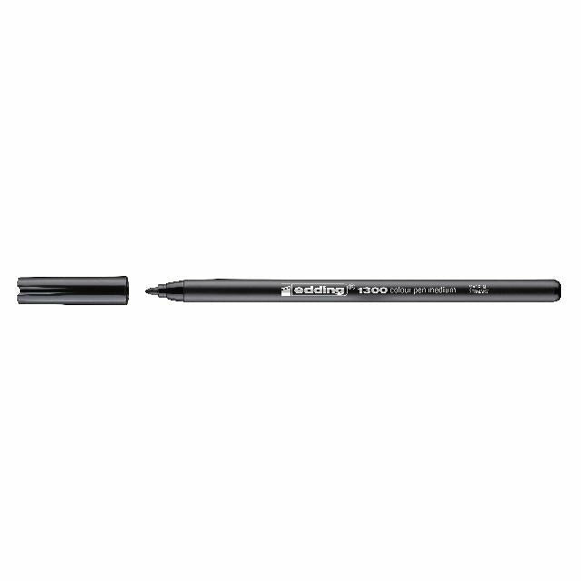Fasermaler edding 1300 color pen, ca. 2 mm, schwarz