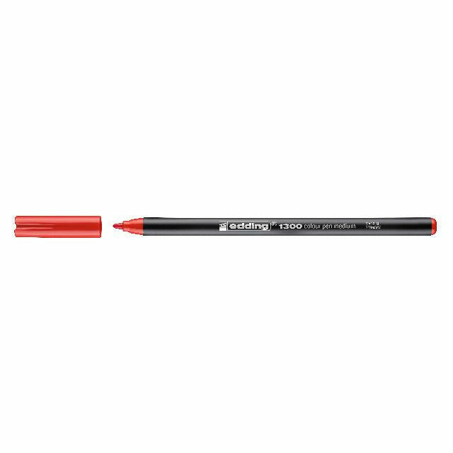 Fasermaler edding 1300 color pen, ca. 2 mm, rot
