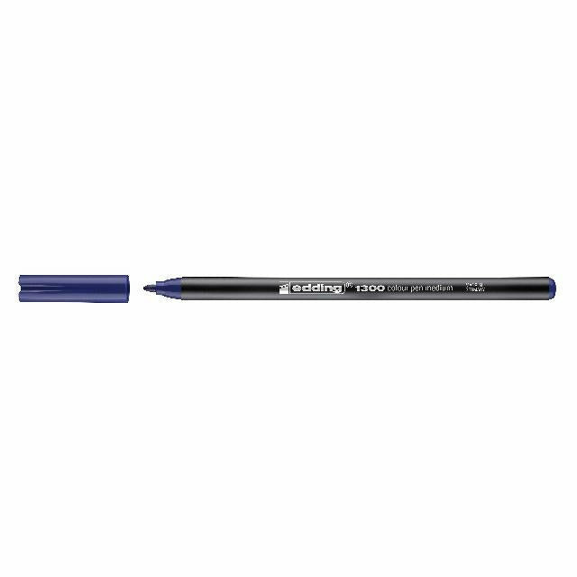 Fasermaler edding 1300 color pen, ca. 2 mm, blau