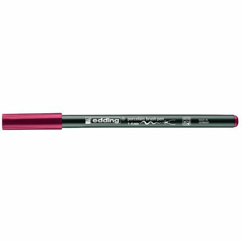 Porzellan-Pinselstift edding 4200, 1 - 4 mm, karmesin